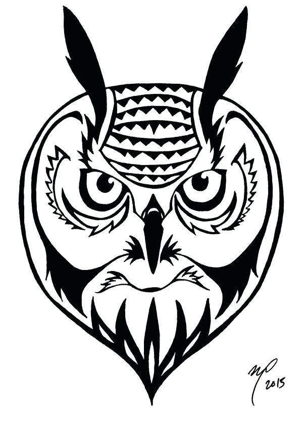Basic Owl Drawing Free download on ClipArtMag