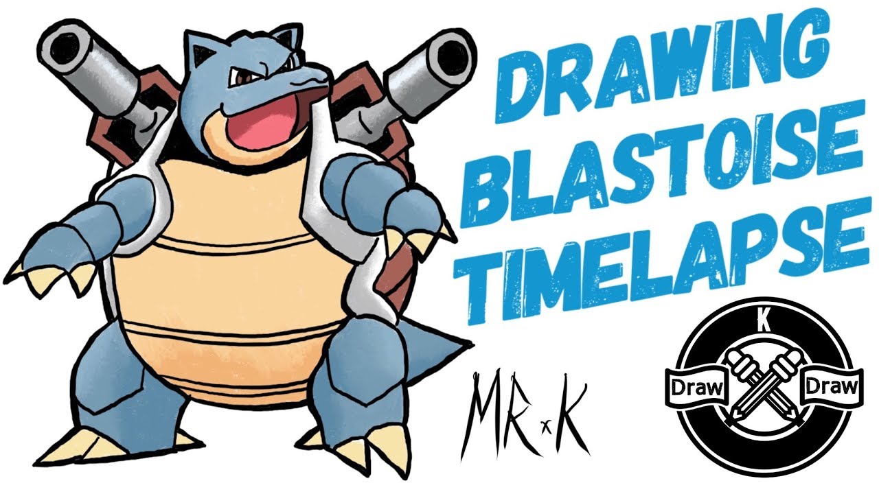 Blastoise Drawing Free download on ClipArtMag