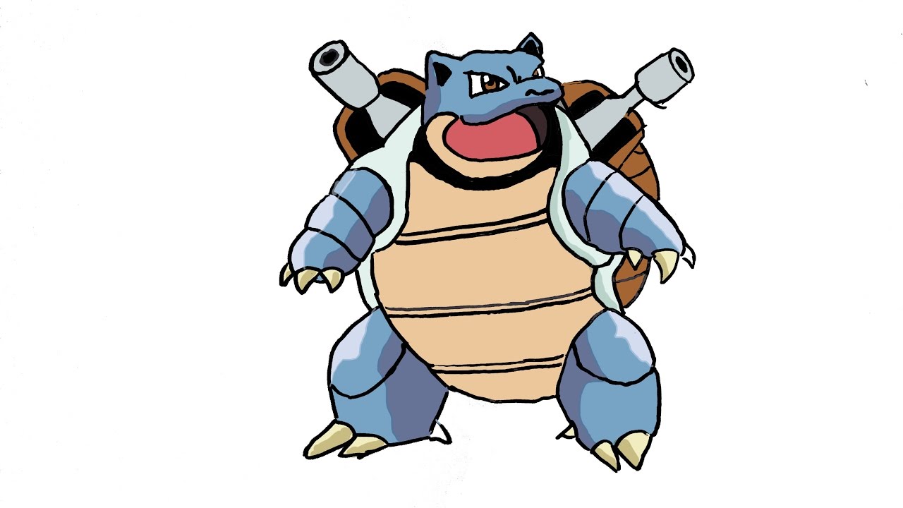 Blastoise Drawing Free download on ClipArtMag