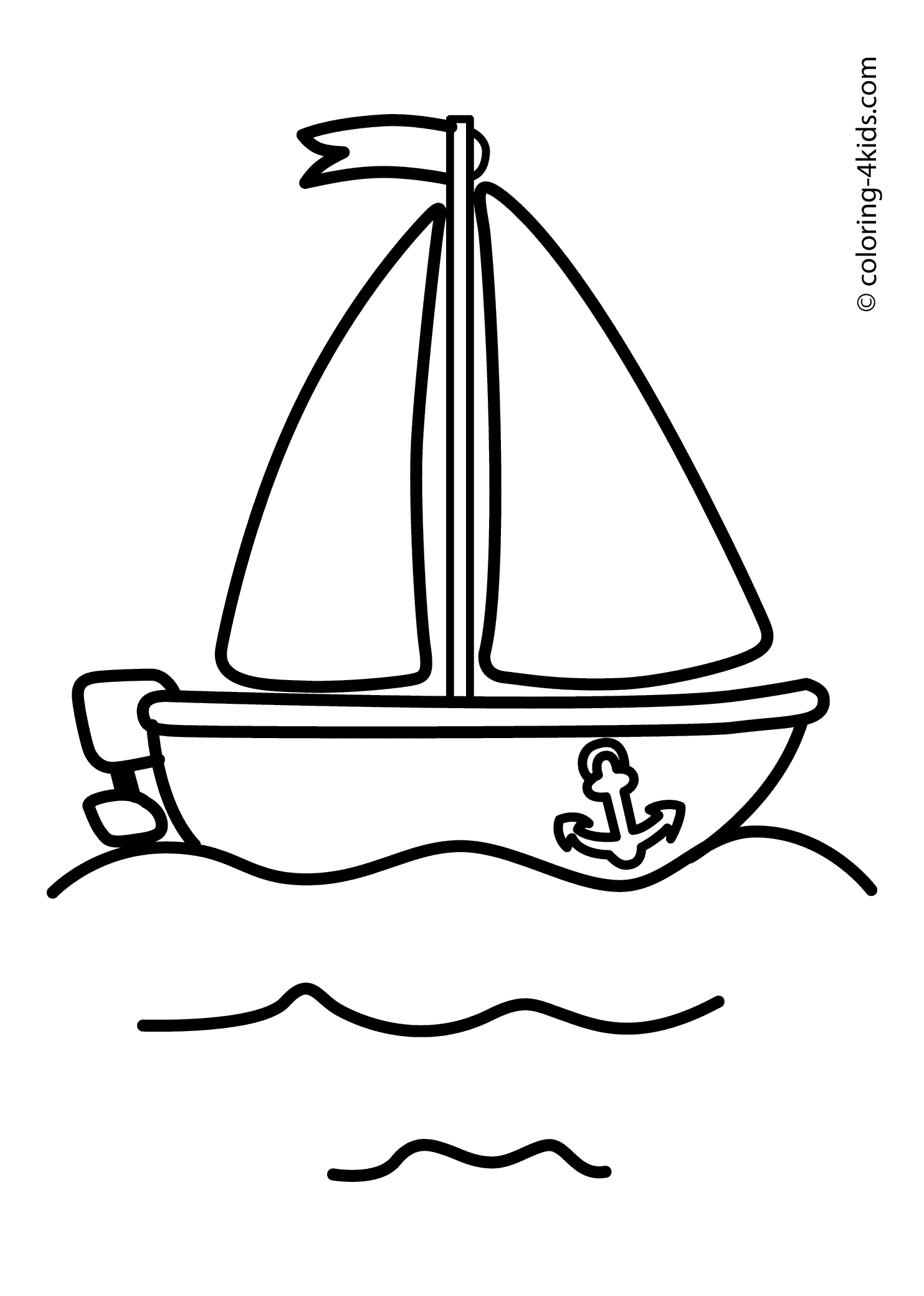 Paper Boat Drawing Free download on ClipArtMag
