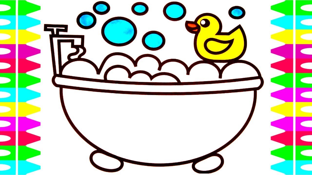 Bubble Bath Drawing Free download on ClipArtMag