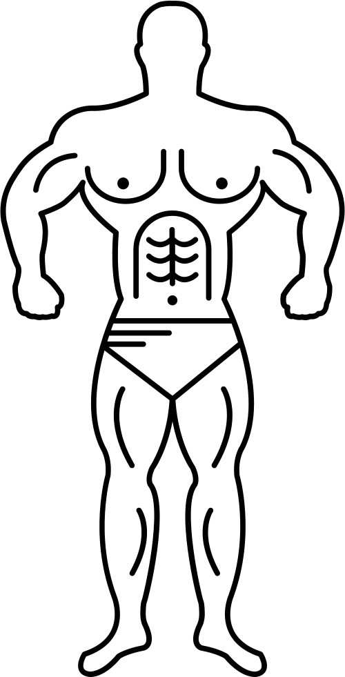 Buff Guy Drawing Free download on ClipArtMag