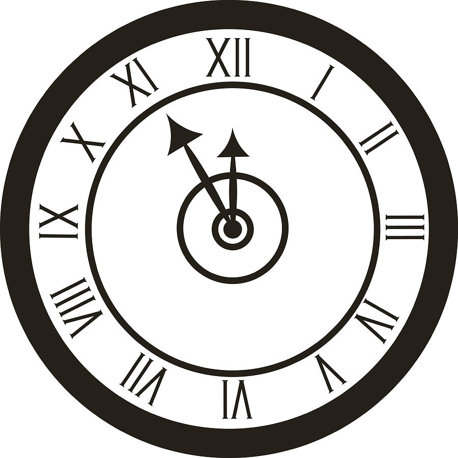 Clock Face Drawing | Free download on ClipArtMag