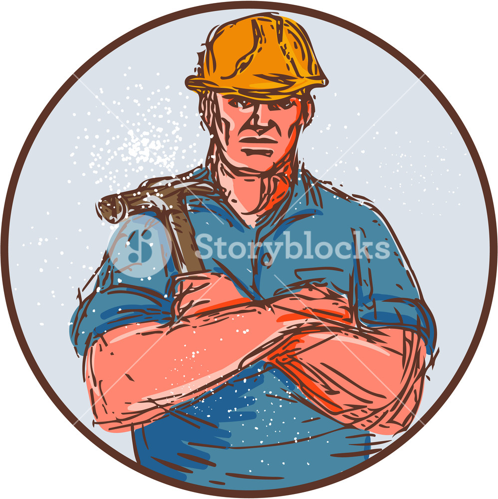 Construction Worker Drawing Free download on ClipArtMag