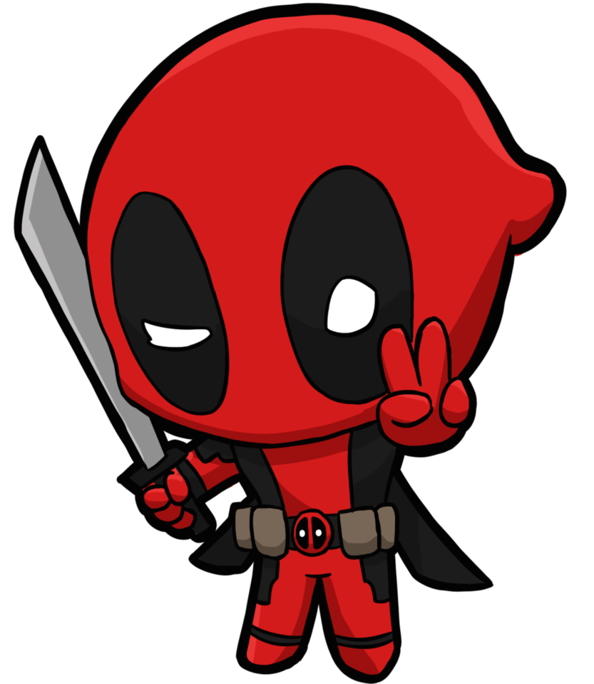 Deadpool Chibi Drawing Free download on ClipArtMag
