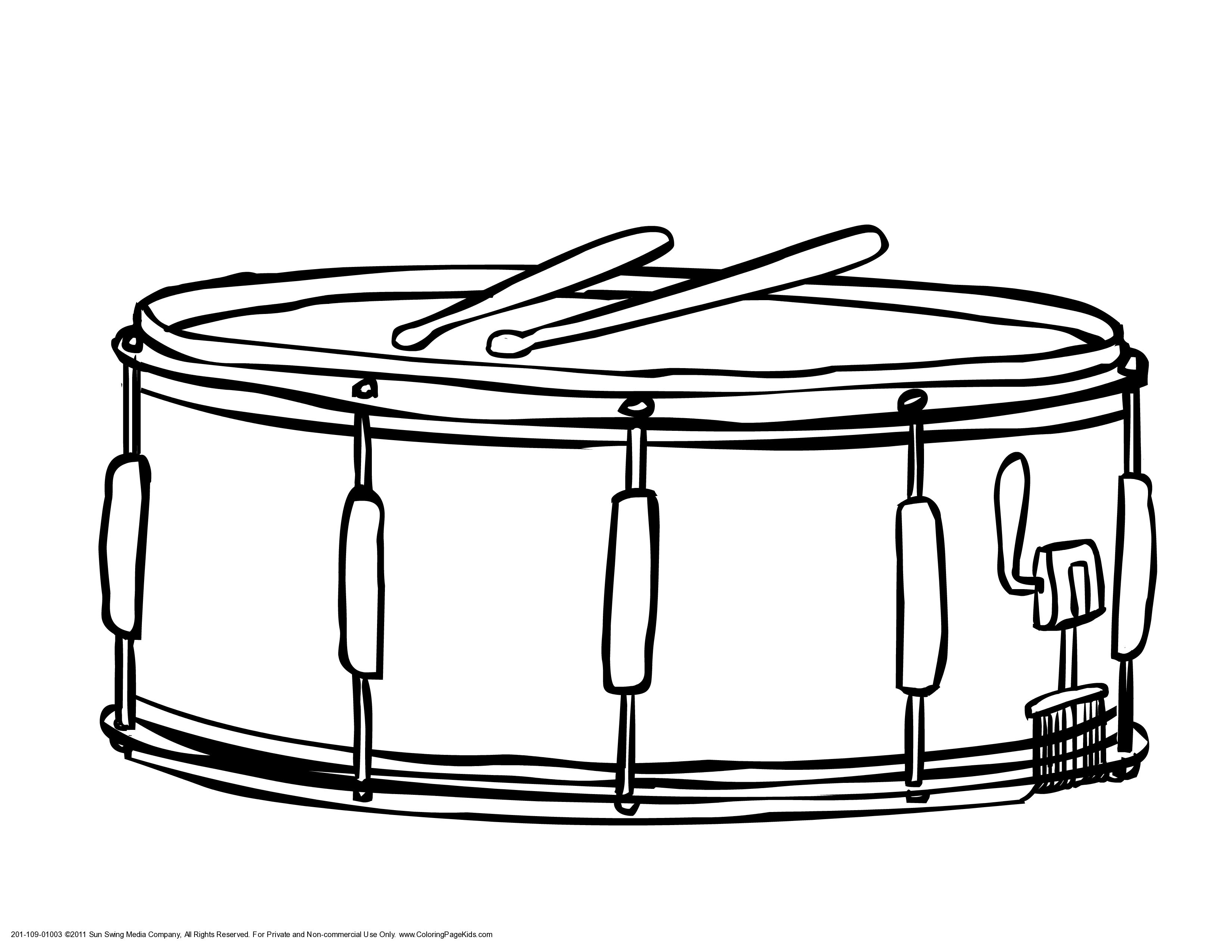 Drum Drawing Free download on ClipArtMag