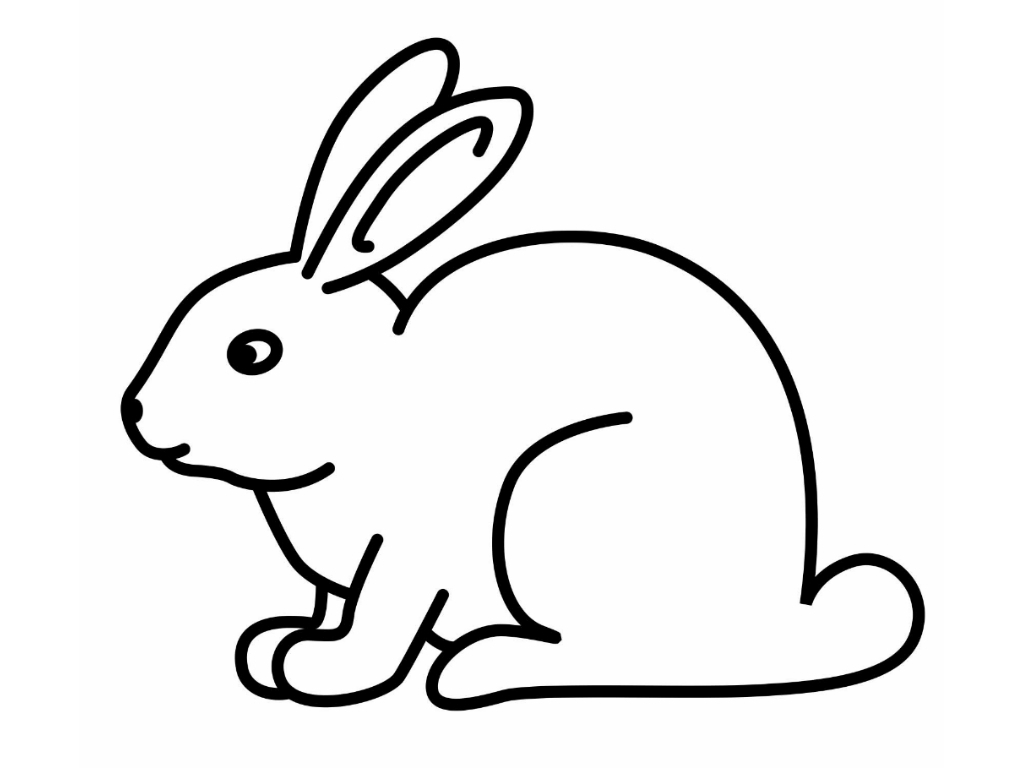 Easter Rabbit Drawing Free download on ClipArtMag
