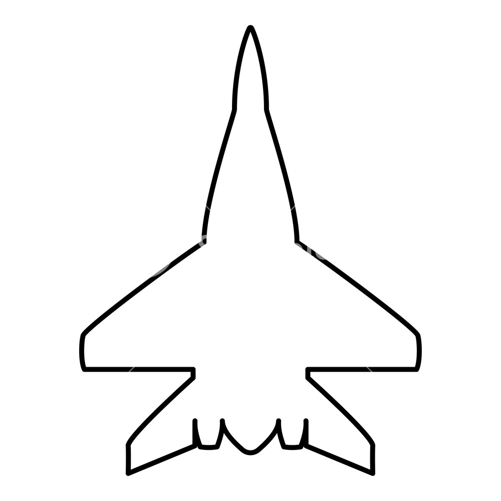 Fighter Plane Drawing Free download on ClipArtMag
