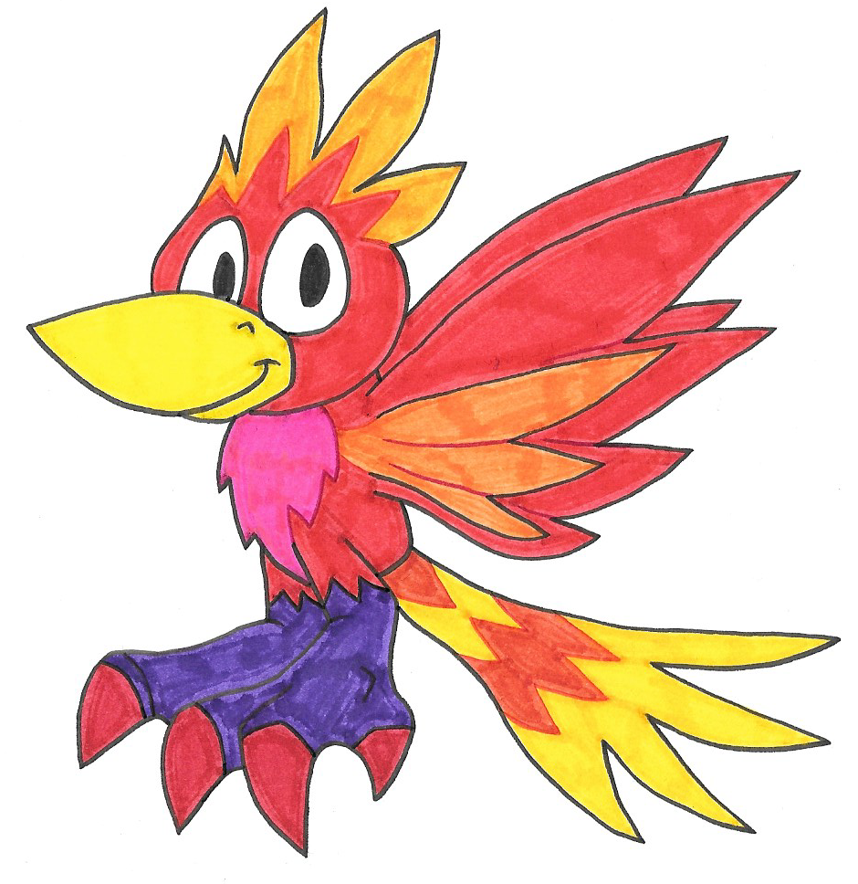 Firebird Drawing Free download on ClipArtMag