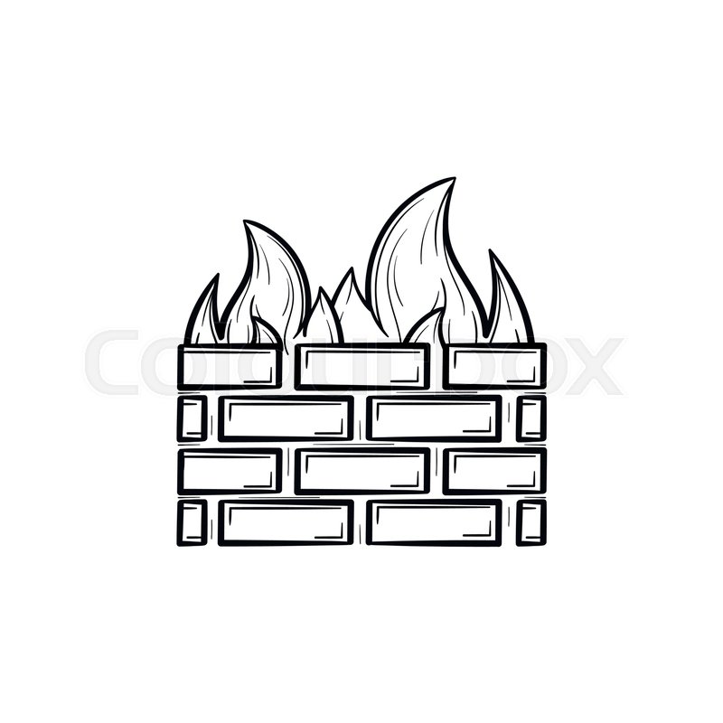 Firewall Drawing Free download on ClipArtMag