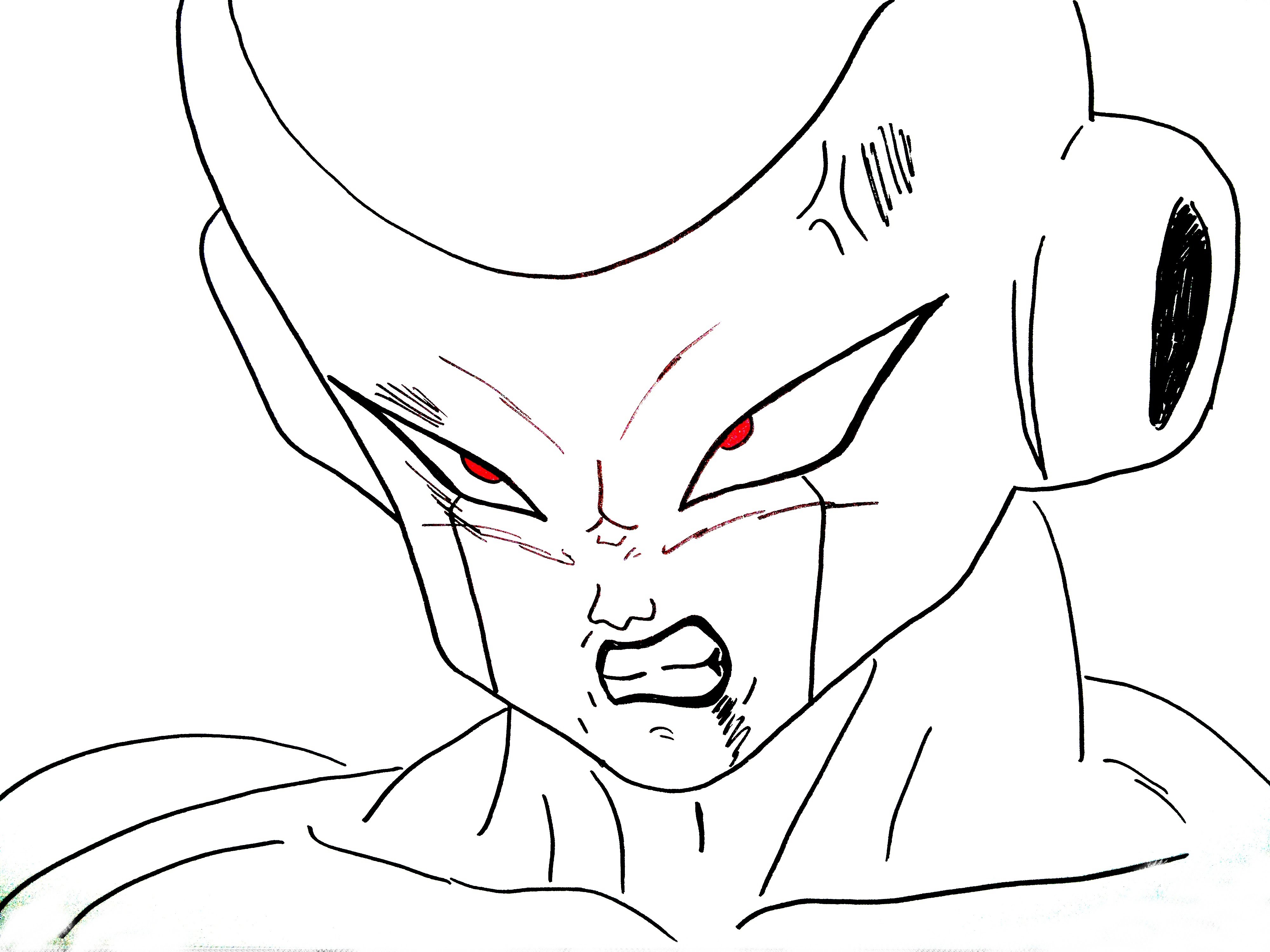 Frieza Drawing Free download on ClipArtMag