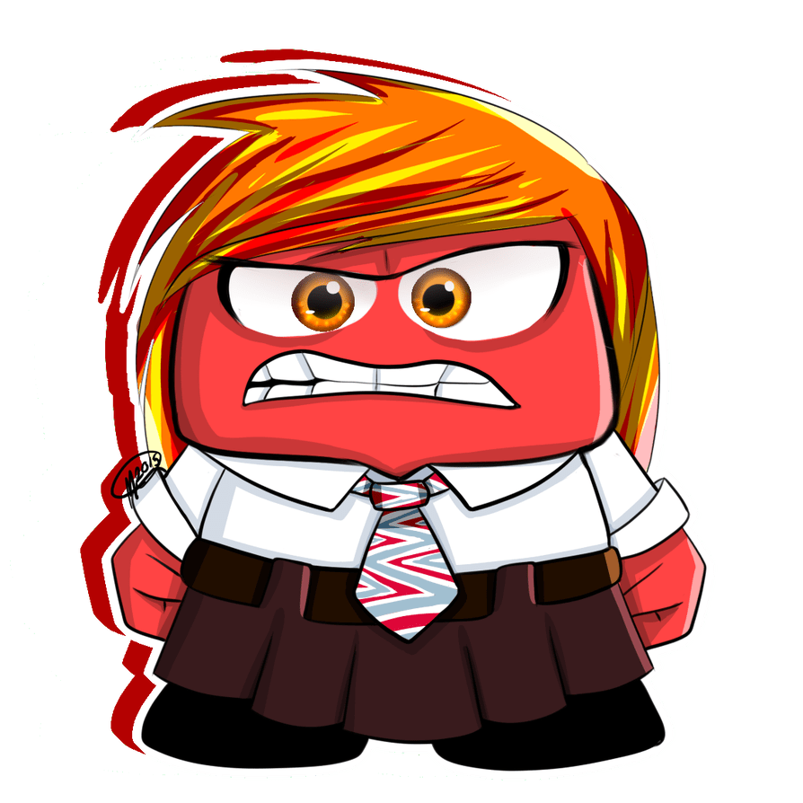 Inside Out Anger Drawing Free download on ClipArtMag