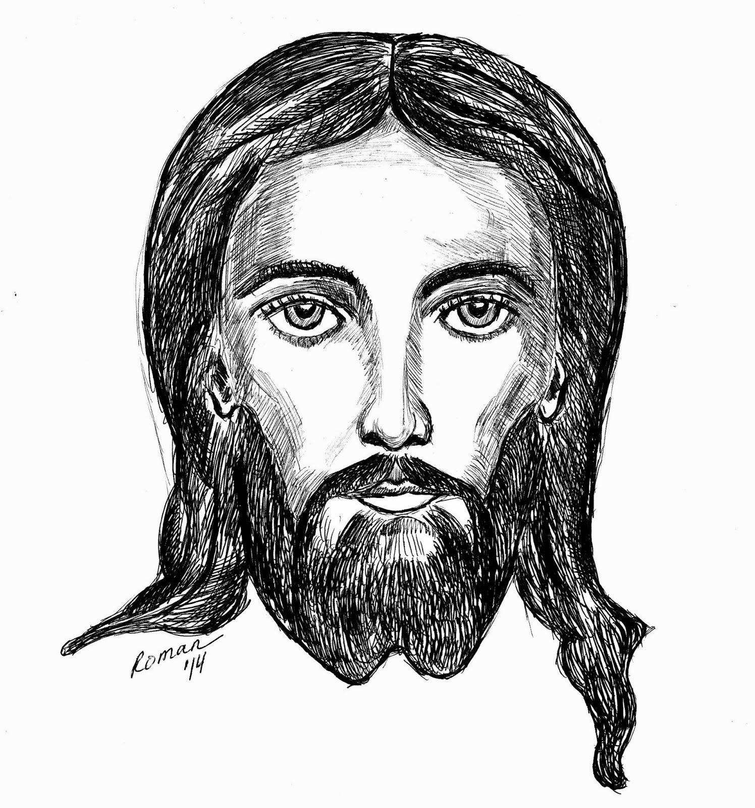 40+ Best Collections Drawing Of Jesus Face Armelle Jewellery