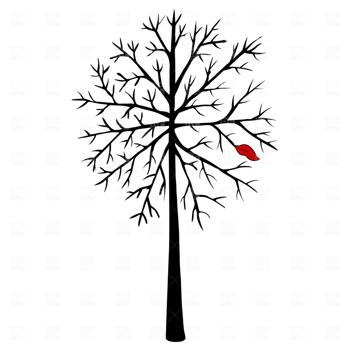 Leafless Tree Drawing Free download on ClipArtMag