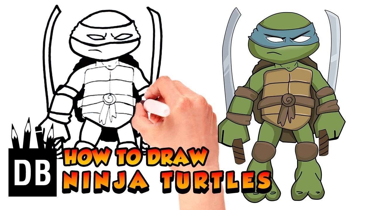 Leonardo Ninja Turtle Drawing Free download on ClipArtMag