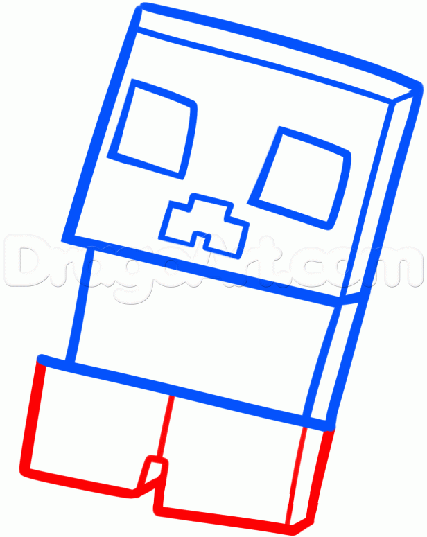 Minecraft Creeper Drawing Free download on ClipArtMag