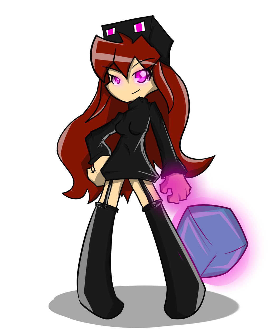 Anime Enderman Girl