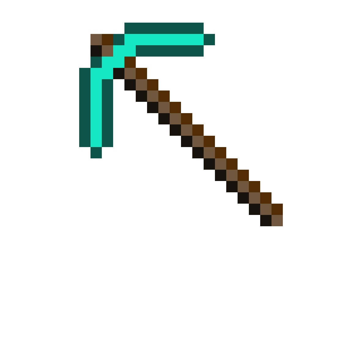Minecraft Pickaxe Drawing Free download on ClipArtMag