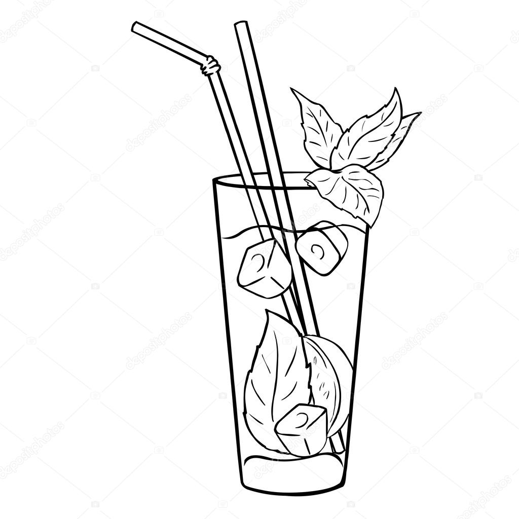 Mint Leaves Clipart Black And White Herbs and Food Recipes