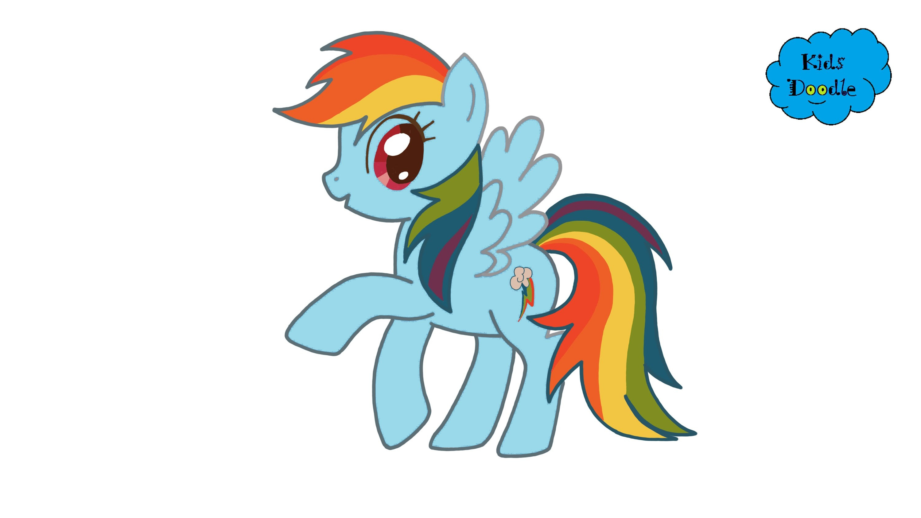 Mlp Rainbow Dash Drawing Free Download Best Mlp Rainbow