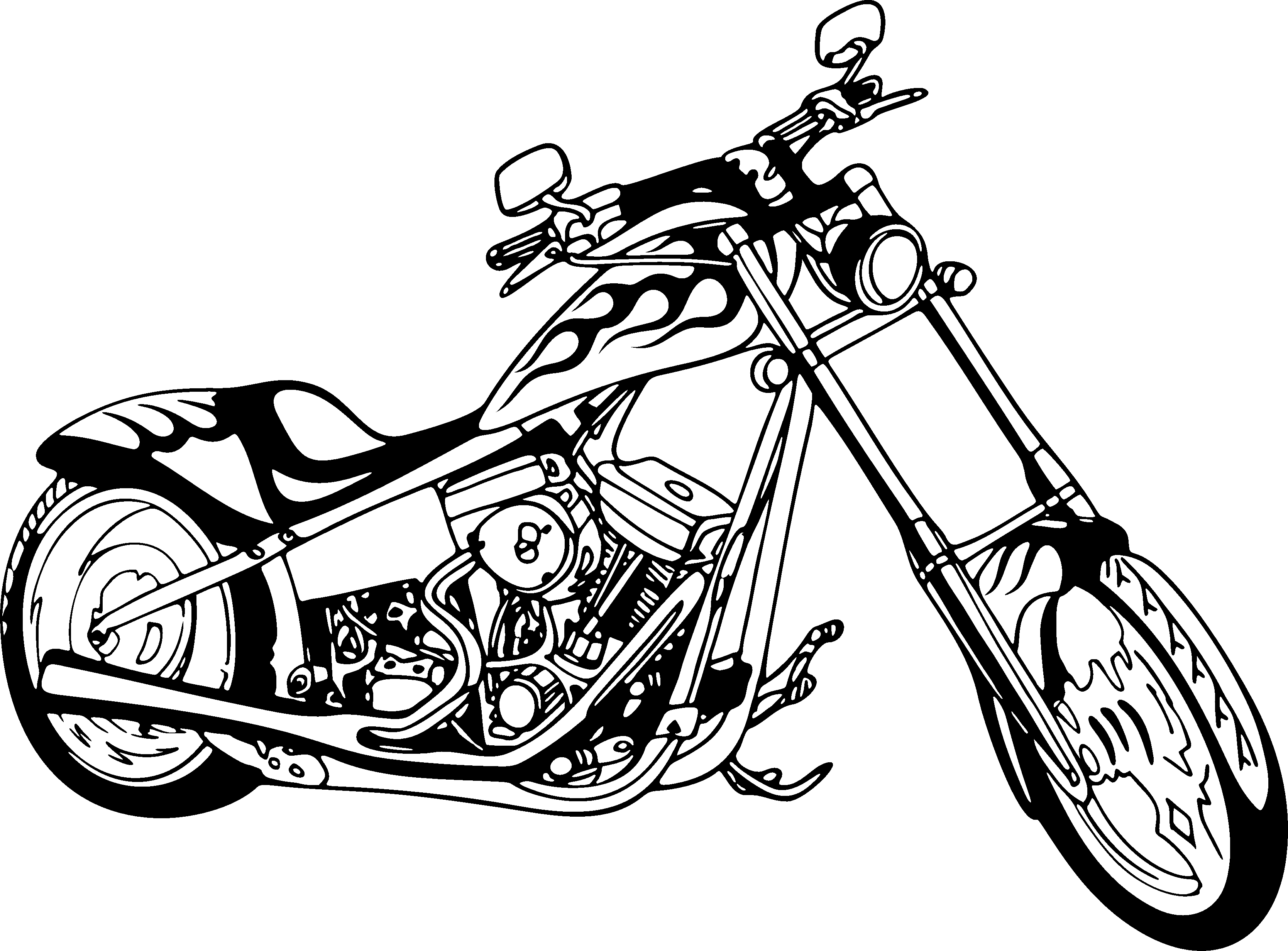 Motorcycle Drawing Images Free download on ClipArtMag