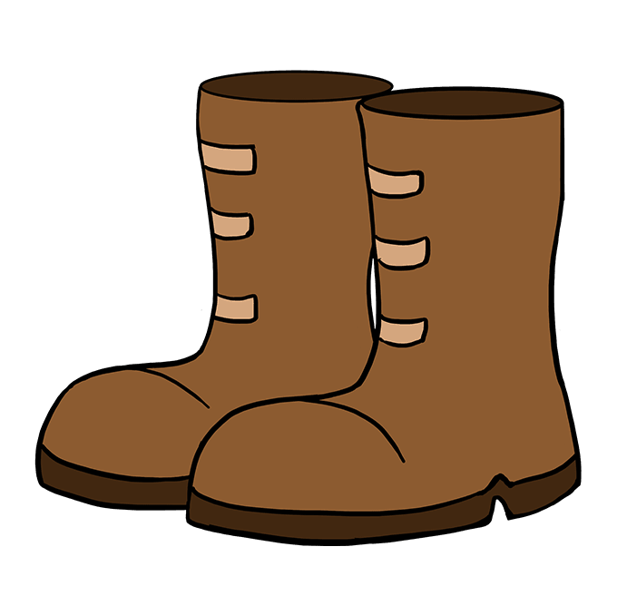 Old Boot Drawing Free download on ClipArtMag