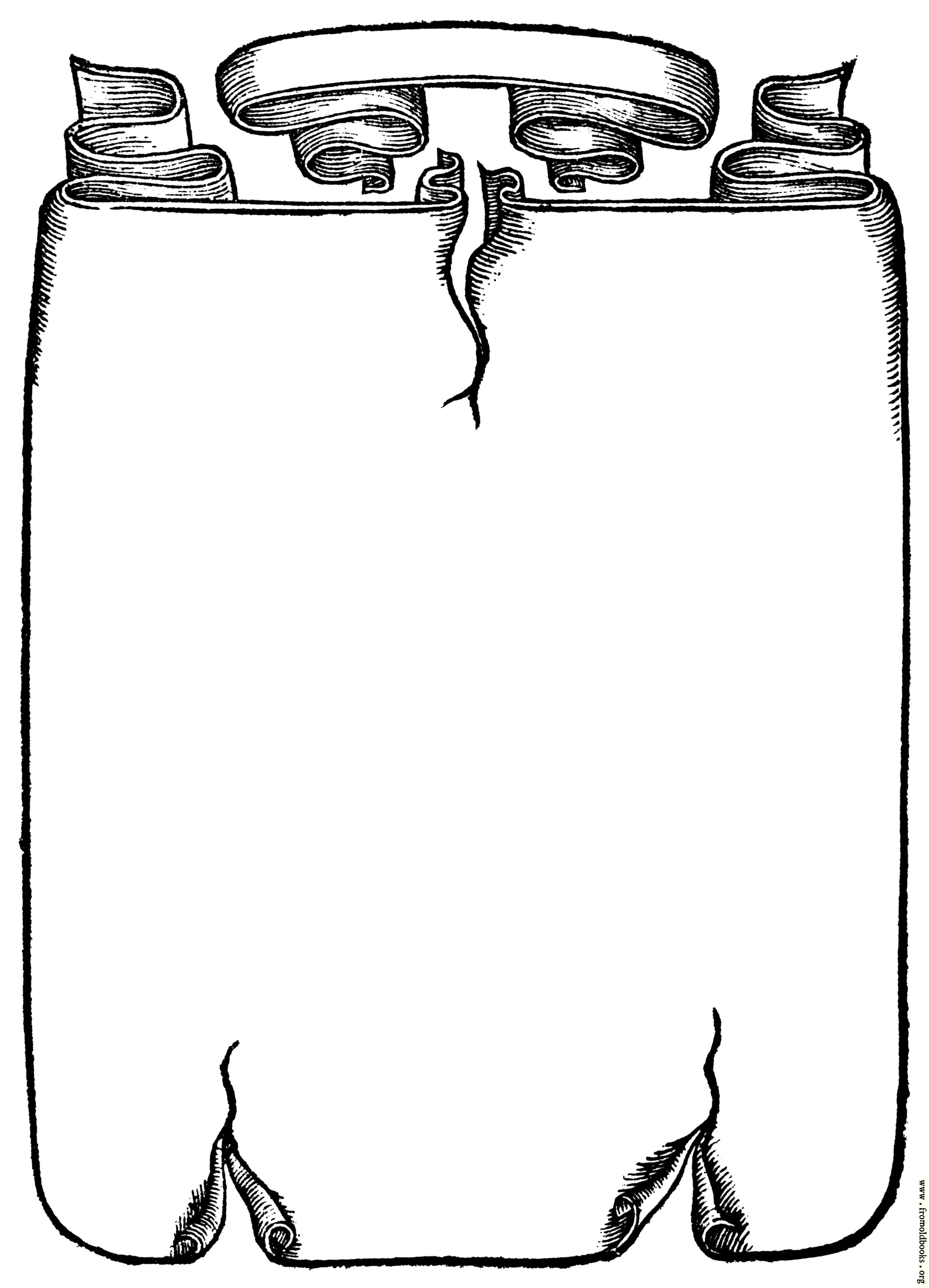 Paper Scroll Drawing Free download on ClipArtMag