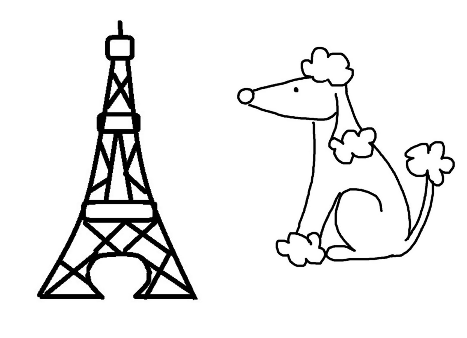 Paris Eiffel Tower Drawing Free download on ClipArtMag