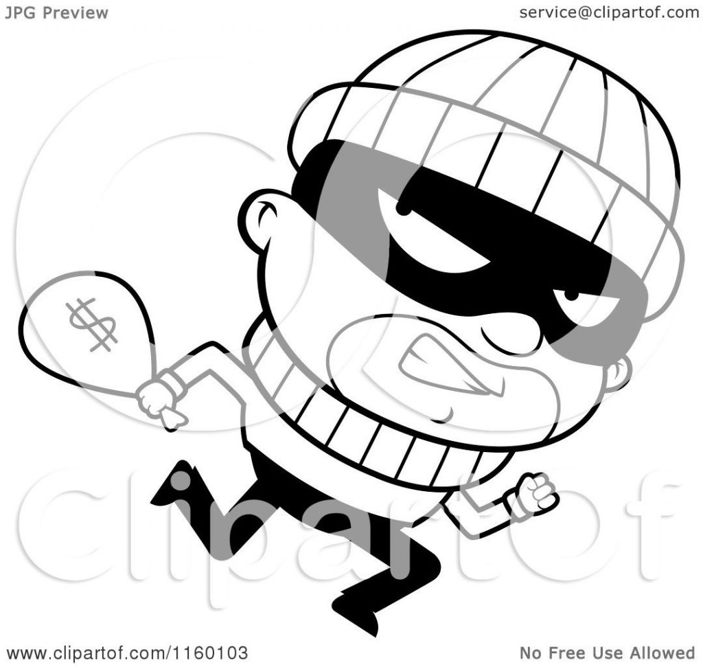 Robber Drawing Free download on ClipArtMag