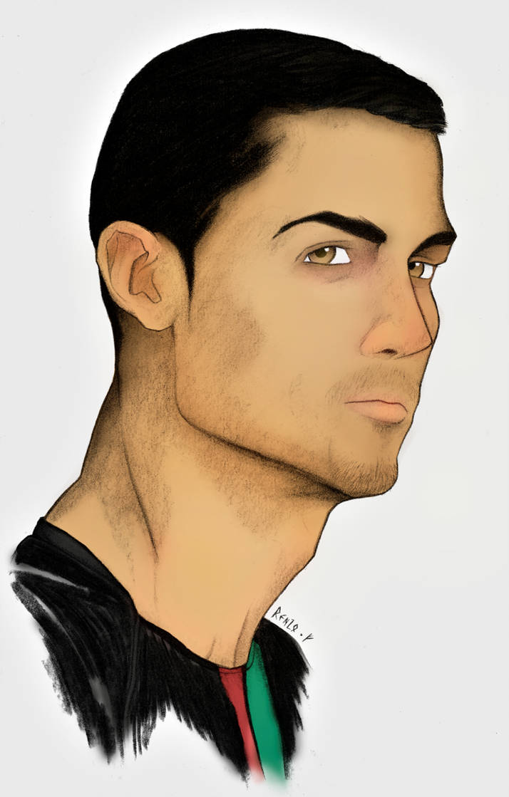Ronaldo Drawing Easy Ronaldo Line Art by PliinKo on deviantART