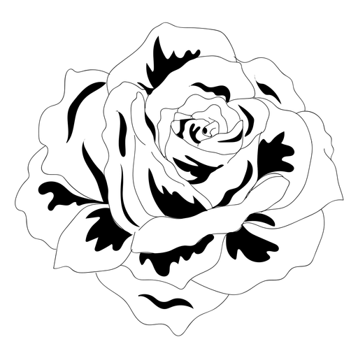 Rose Head Drawing Free download on ClipArtMag