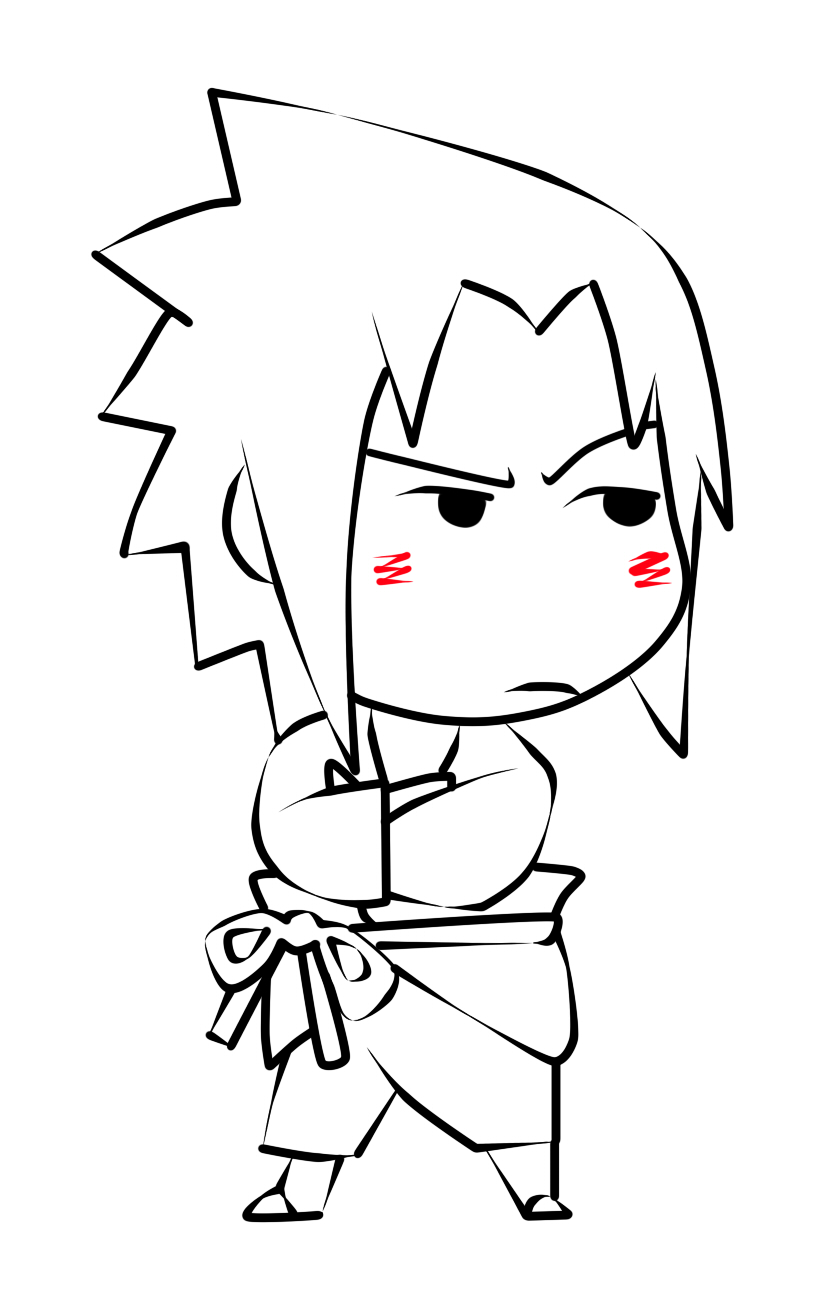 Sasuke Drawing Free download on ClipArtMag