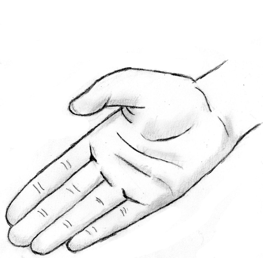 Scary Hand Drawing Free download on ClipArtMag