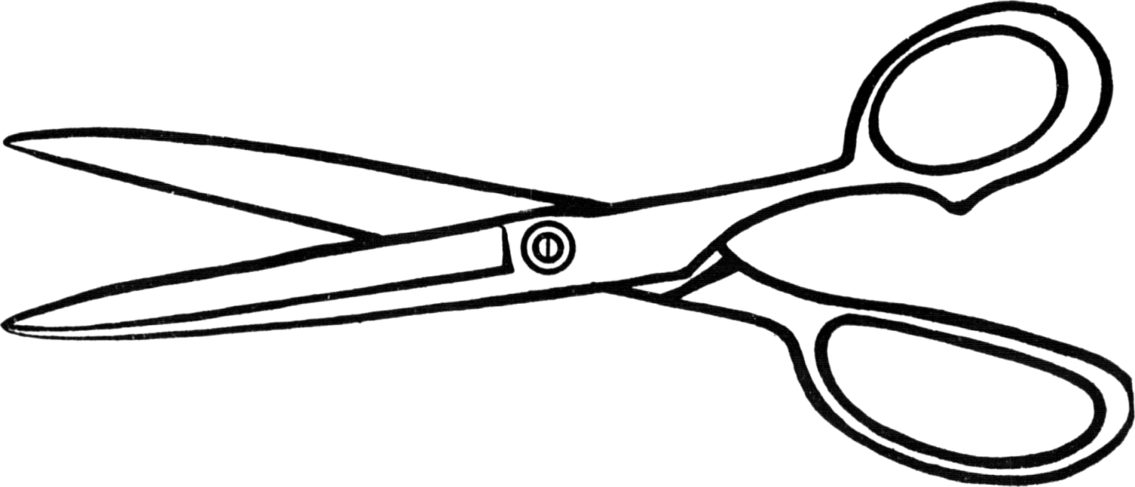 Scissors And Comb Drawing Free download on ClipArtMag