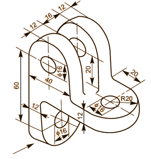 Sectional View Engineering Drawing Exercises Free