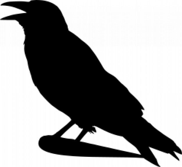 Flying Crow Drawing Free download on ClipArtMag