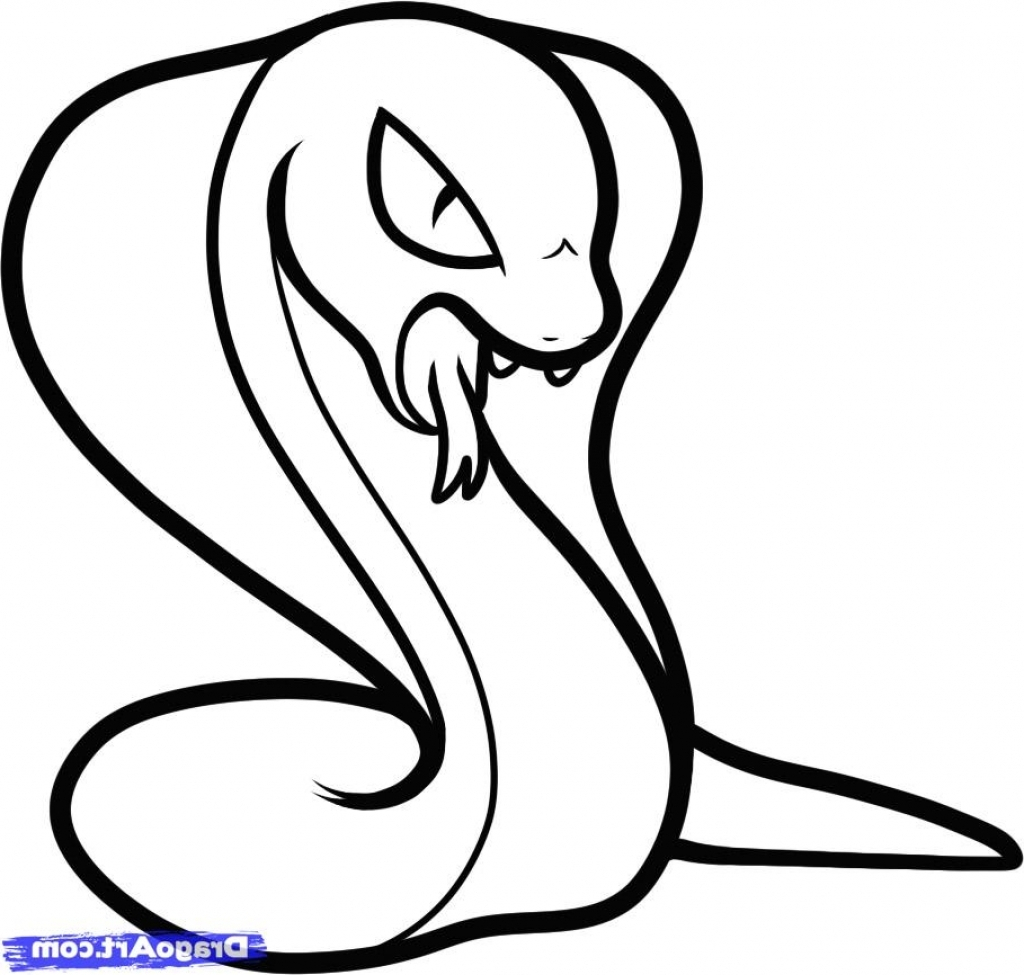 Simple Snake Drawing Free download on ClipArtMag