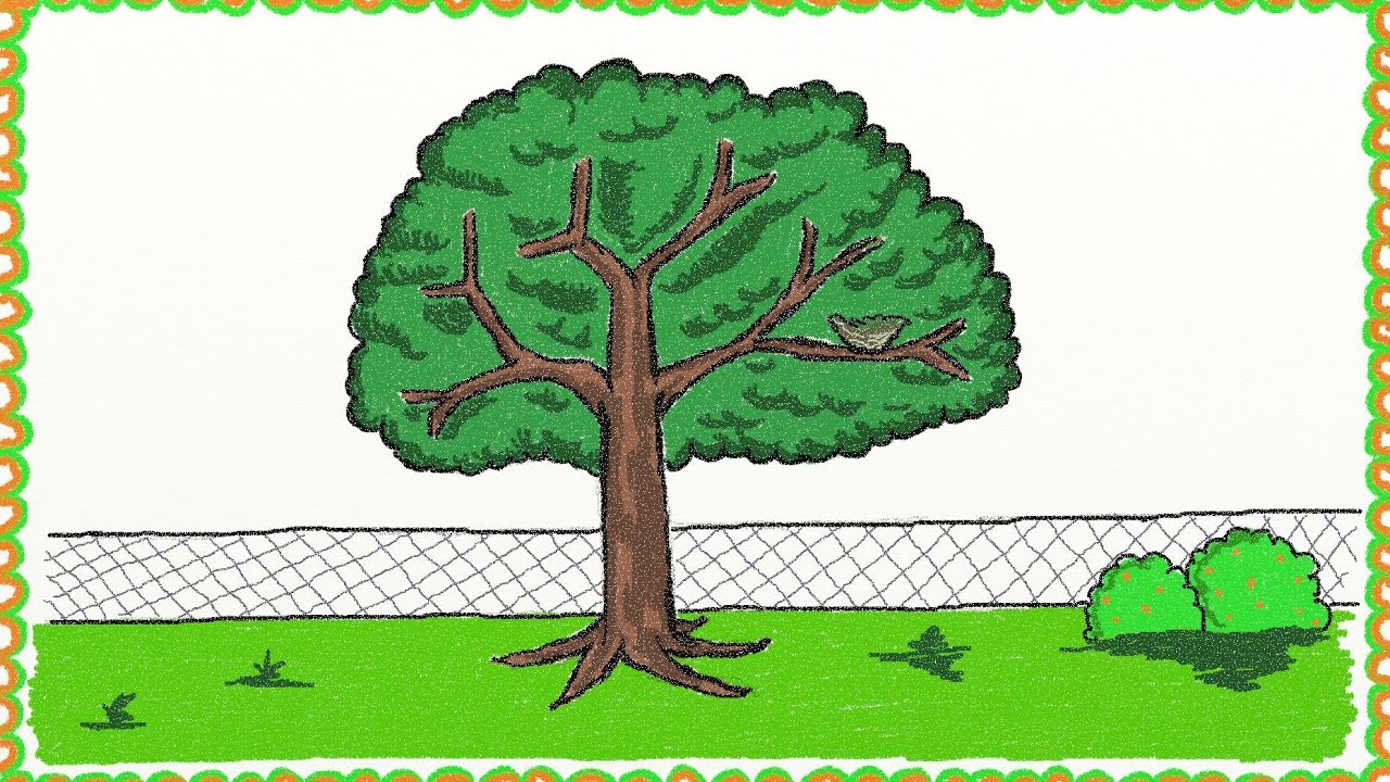 Simple Tree Drawing Free download on ClipArtMag