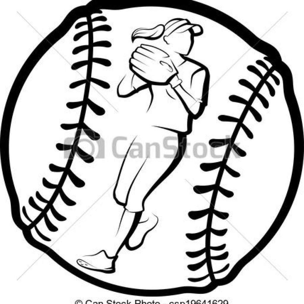Softball Drawing Free download on ClipArtMag
