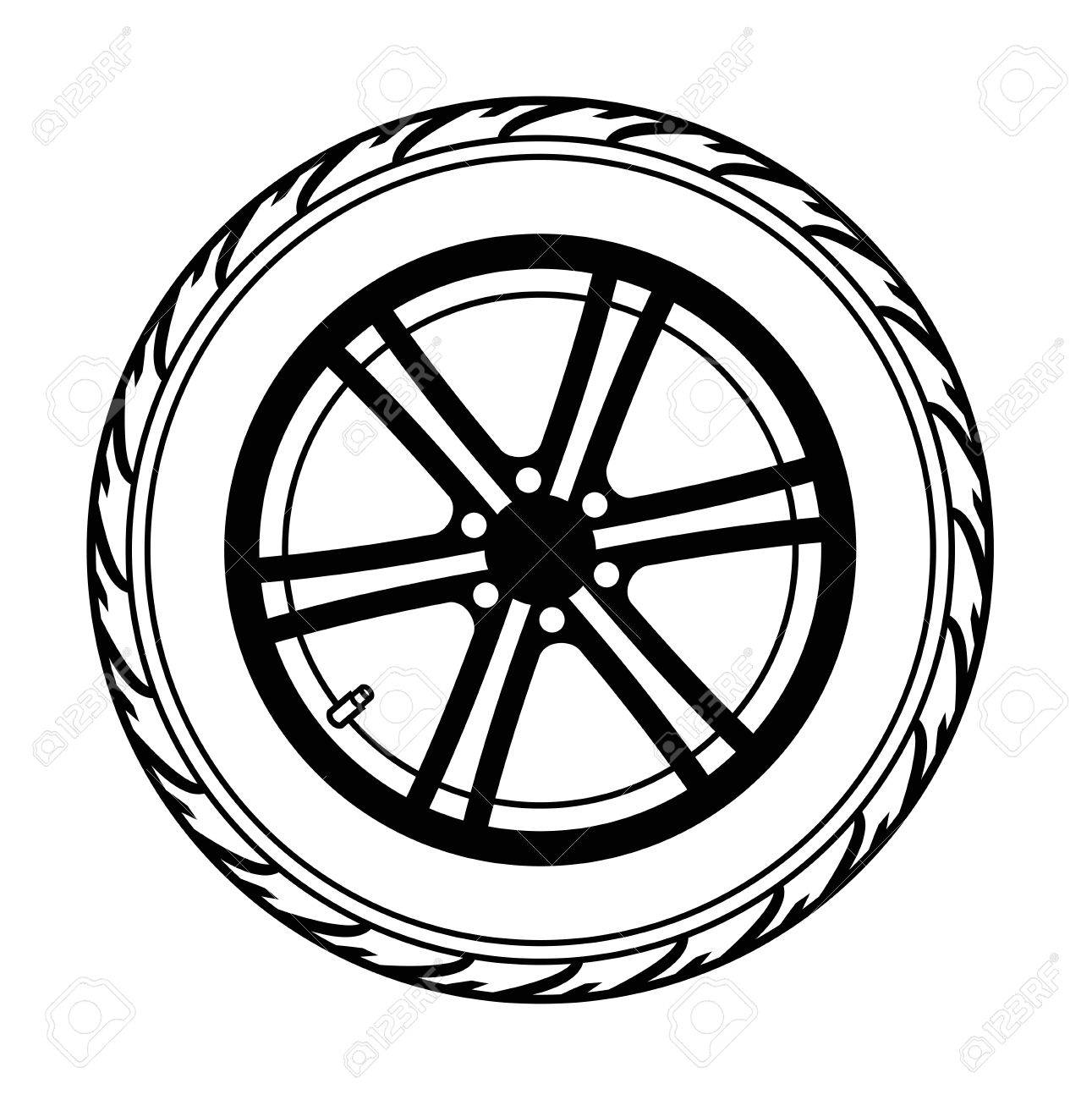Wheel Drawing Free download on ClipArtMag