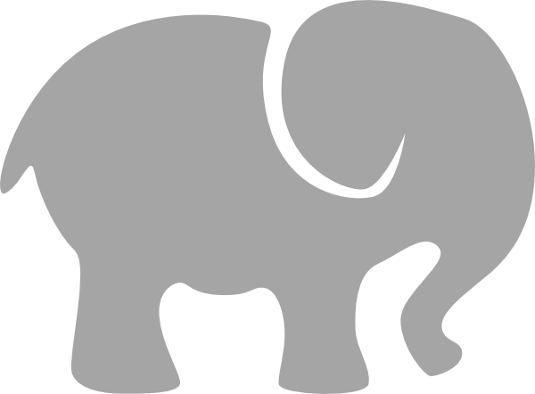 Elephant Outline Free download on ClipArtMag
