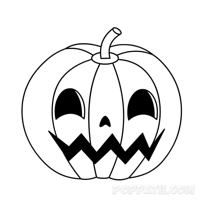 Pumpkin Drawing Free download on ClipArtMag