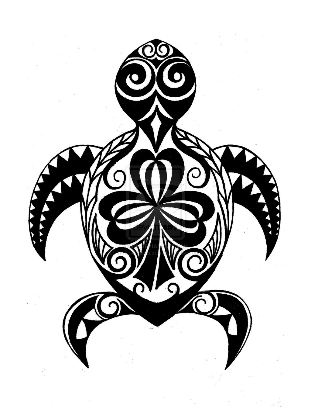 Turtle Outline Free download on ClipArtMag