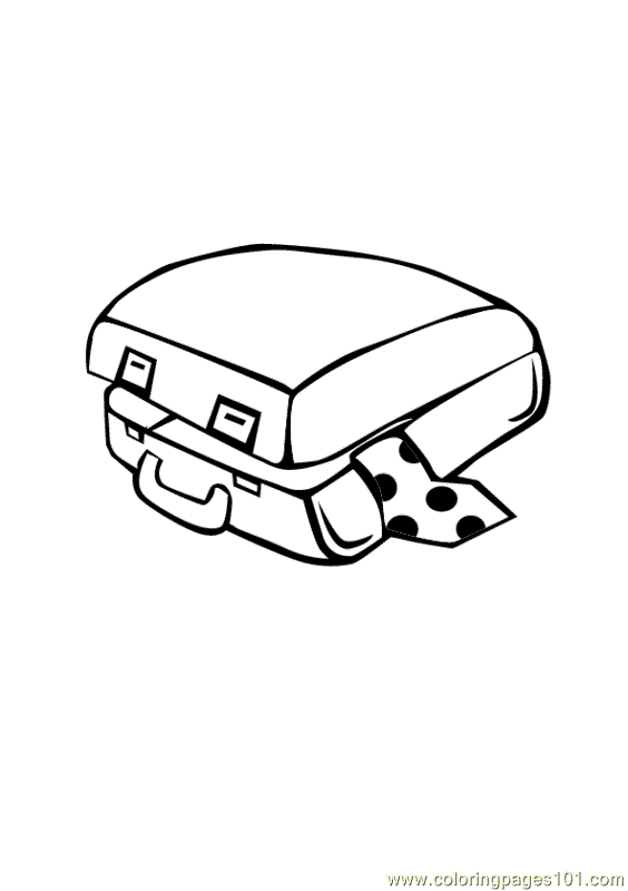 Suitcase Coloring Page Cliparts.co