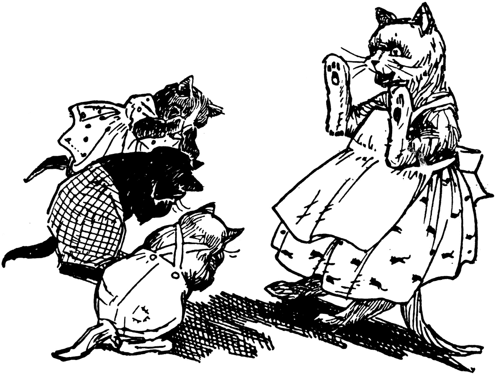 64 Best Cat Art Mother Cat With Kittens Images Cats Cat