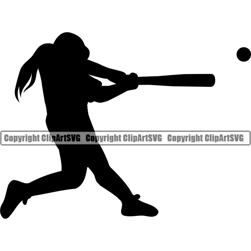 Softball Field Clipart Black And White