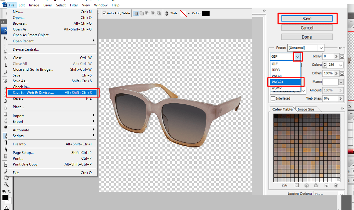 how to make background transparent in Clipping Path