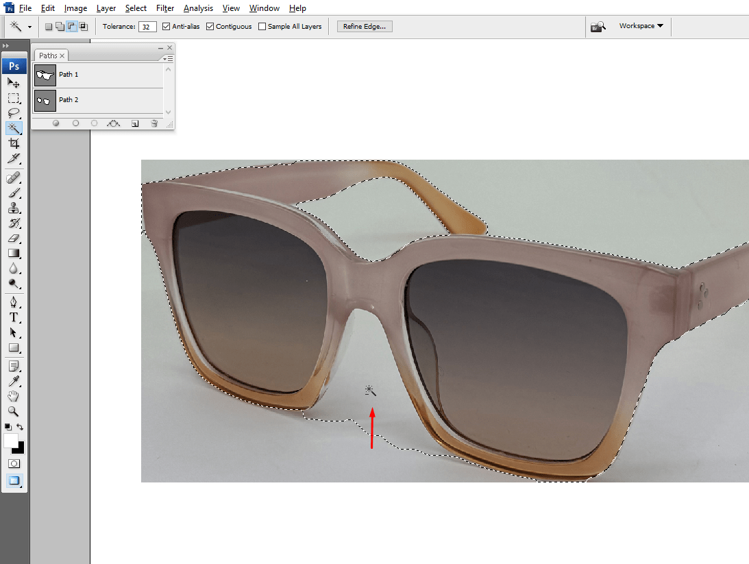 how to make background transparent in Clipping Path