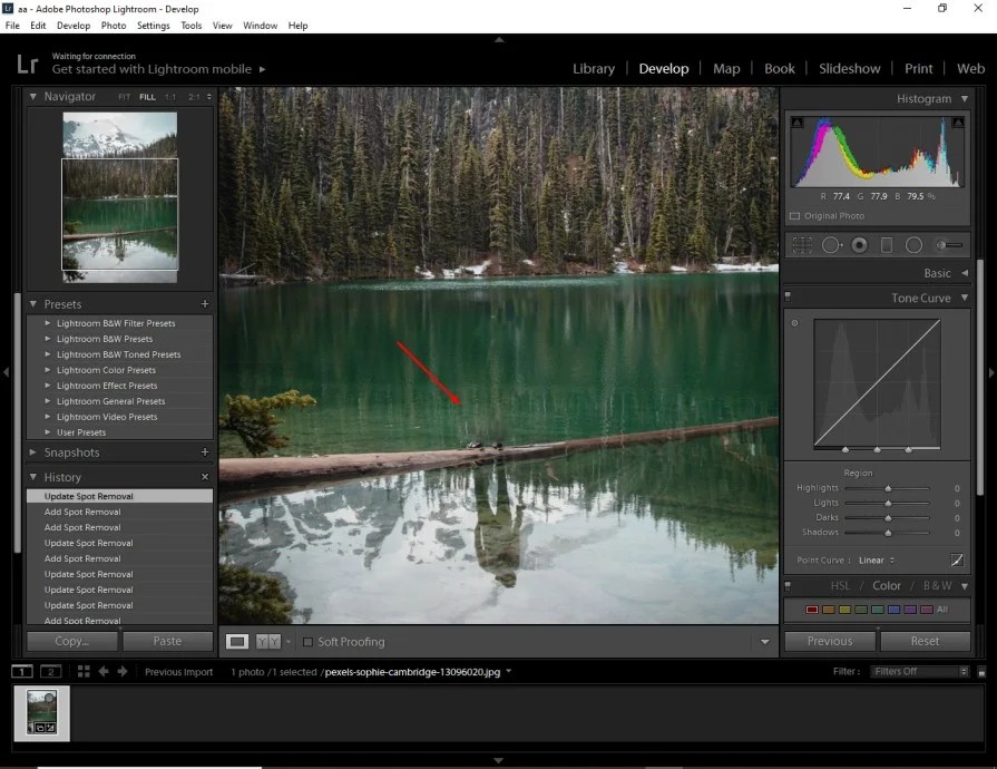 How To Remove An Object in Lightroom Clipping Way