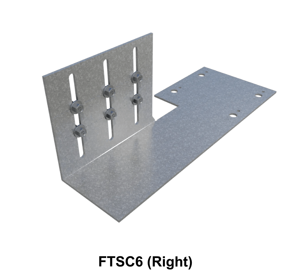 ClarkDietrich FTSC6118 (Right) FLAT TAIL SLIDE CLIP 10GA 3" X 111/2